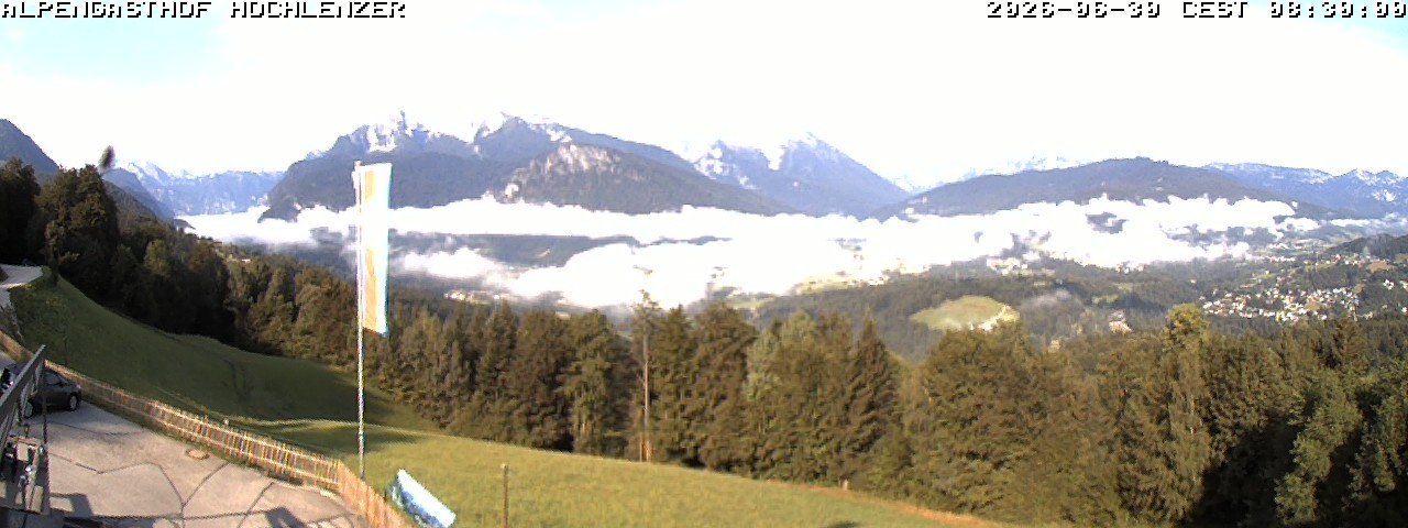Archiv Foto Webcam Schönau am Königssee: Alpengasthof Hochlenzer