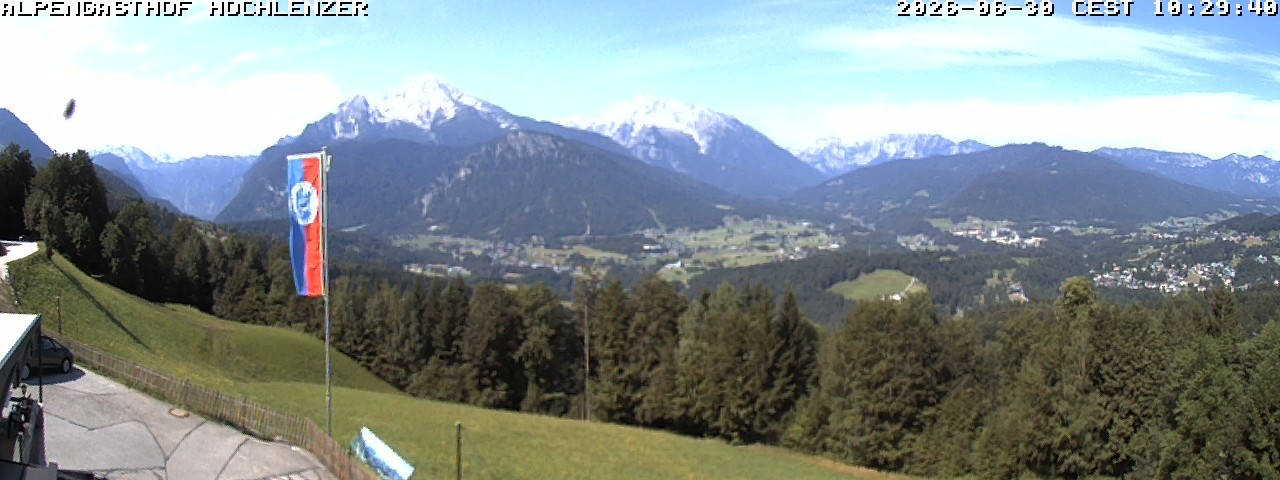 Archiv Foto Webcam Schönau am Königssee: Alpengasthof Hochlenzer