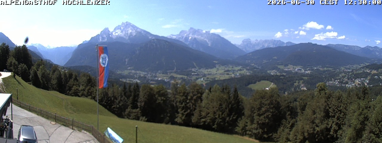 Archiv Foto Webcam Schönau am Königssee: Alpengasthof Hochlenzer