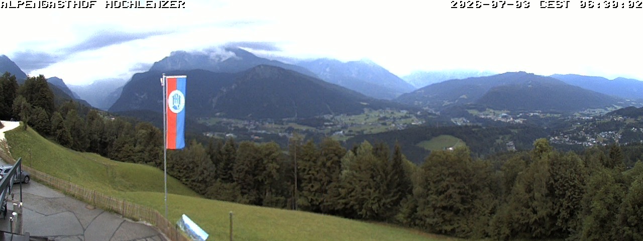 Archived image Webcam Schönau am Königssee - View Mountain Hut Hochlenzer