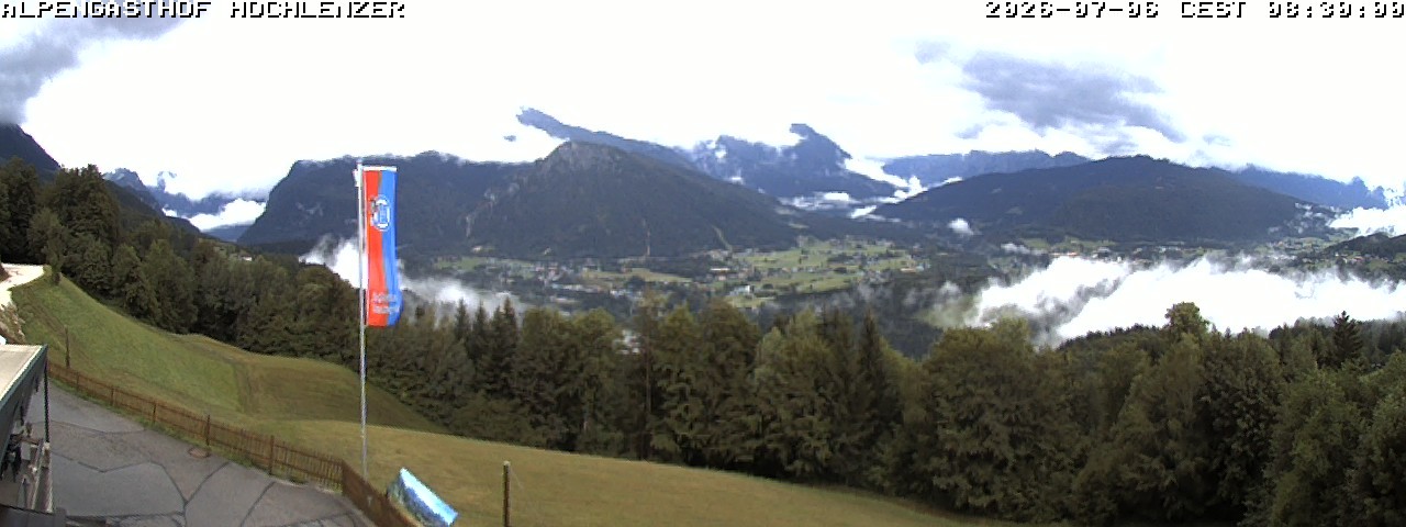 Archiv Foto Webcam Schönau am Königssee: Alpengasthof Hochlenzer
