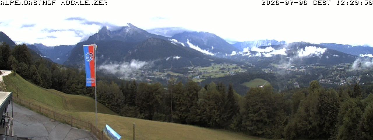 Archiv Foto Webcam Schönau am Königssee: Alpengasthof Hochlenzer