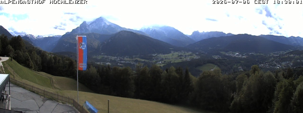 Archiv Foto Webcam Schönau am Königssee: Alpengasthof Hochlenzer