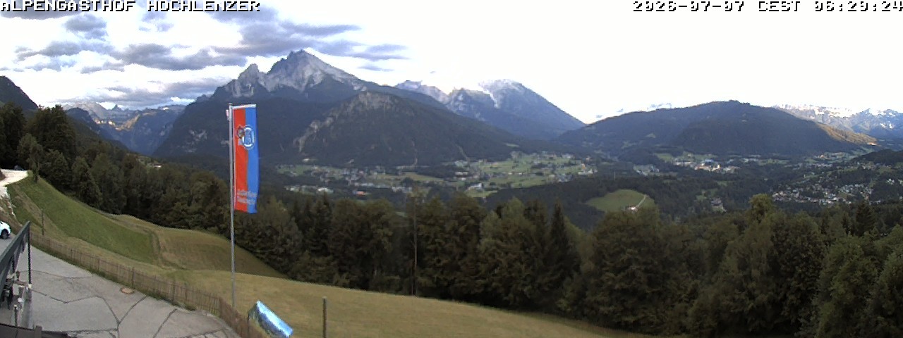 Archiv Foto Webcam Schönau am Königssee: Alpengasthof Hochlenzer