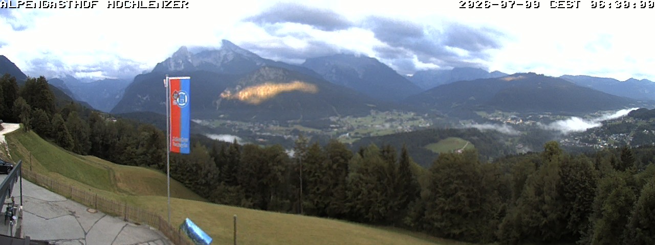 Archiv Foto Webcam Schönau am Königssee: Alpengasthof Hochlenzer