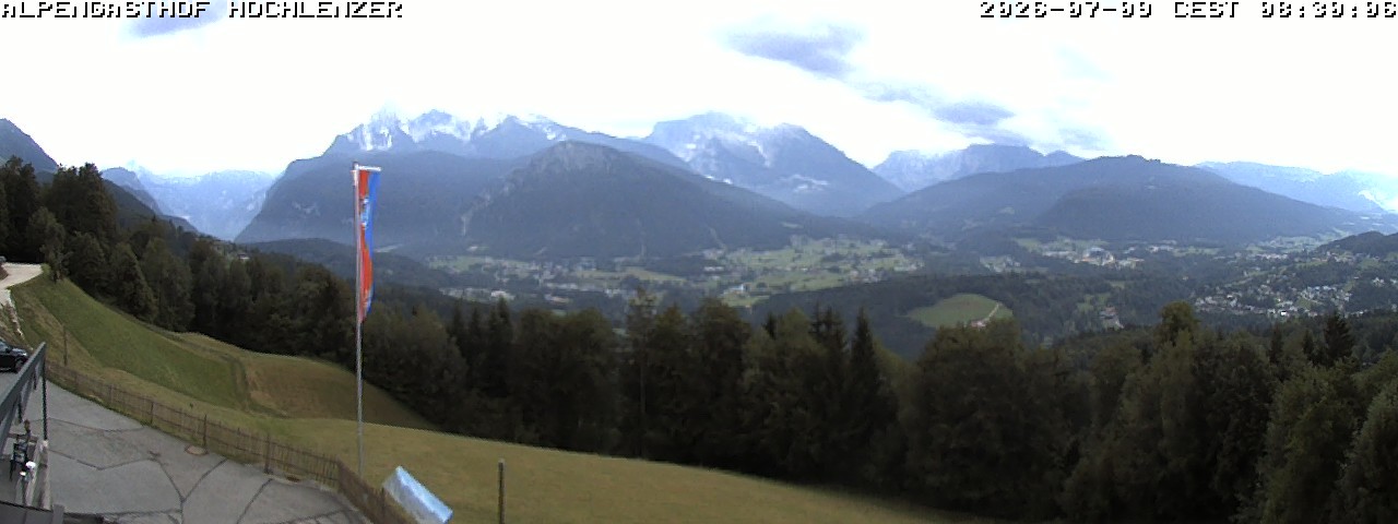 Archiv Foto Webcam Schönau am Königssee: Alpengasthof Hochlenzer