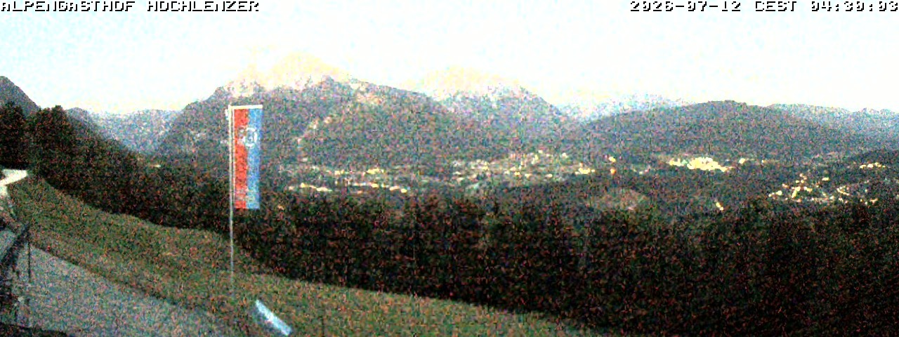 Archived image Webcam Schönau am Königssee - View Mountain Hut Hochlenzer