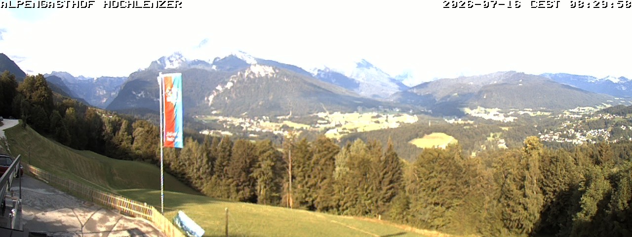Archiv Foto Webcam Schönau am Königssee: Alpengasthof Hochlenzer