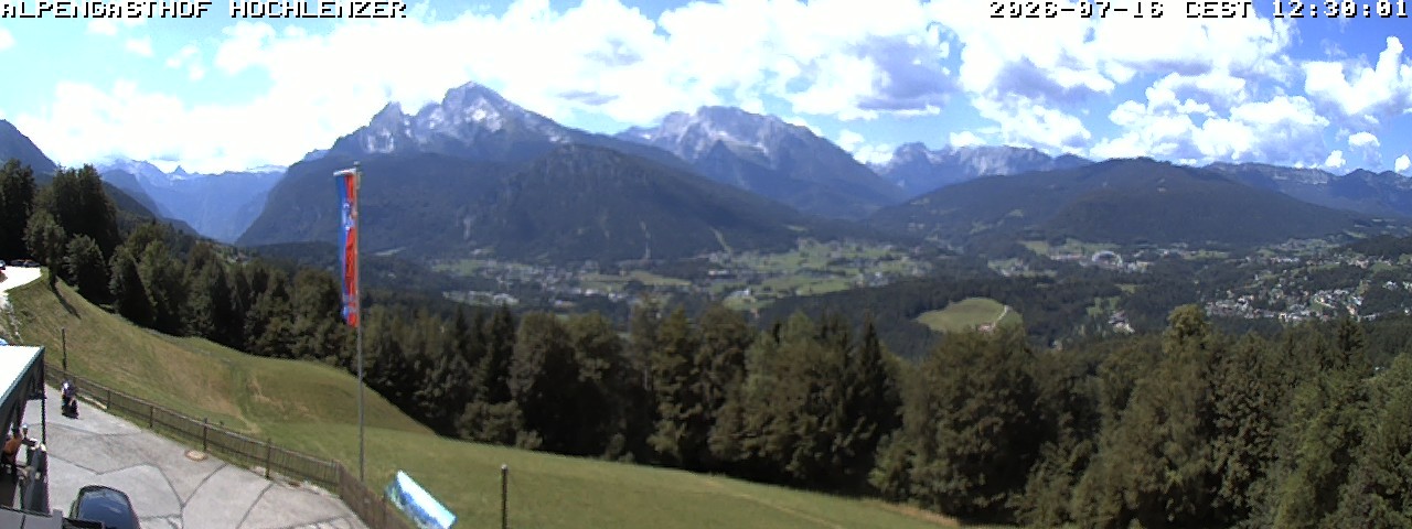 Archiv Foto Webcam Schönau am Königssee: Alpengasthof Hochlenzer
