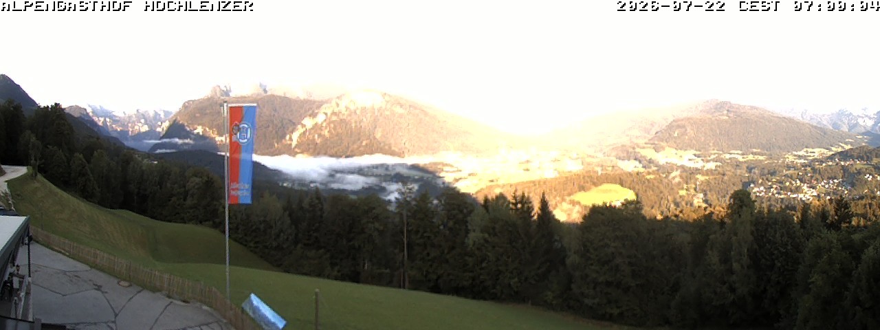 Archiv Foto Webcam Schönau am Königssee: Alpengasthof Hochlenzer