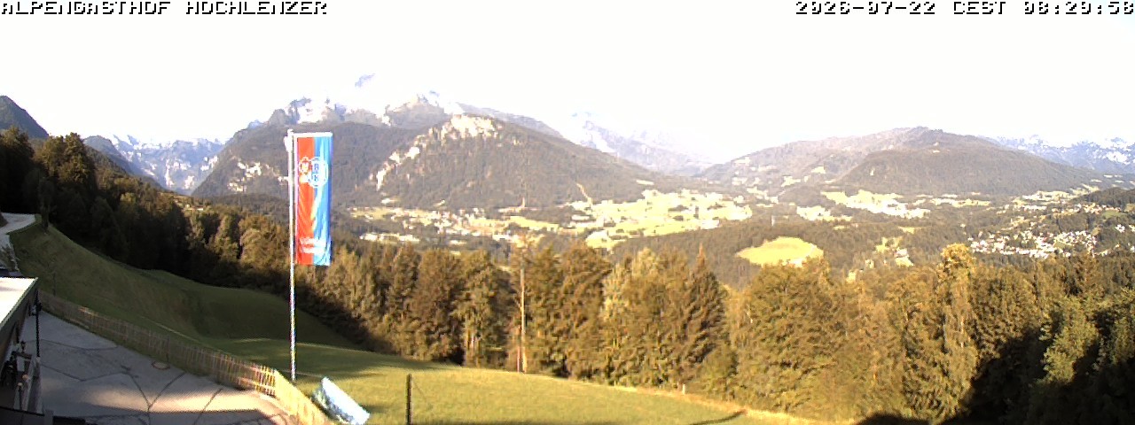 Archiv Foto Webcam Schönau am Königssee: Alpengasthof Hochlenzer