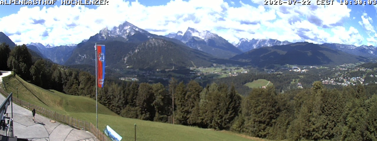 Archiv Foto Webcam Schönau am Königssee: Alpengasthof Hochlenzer