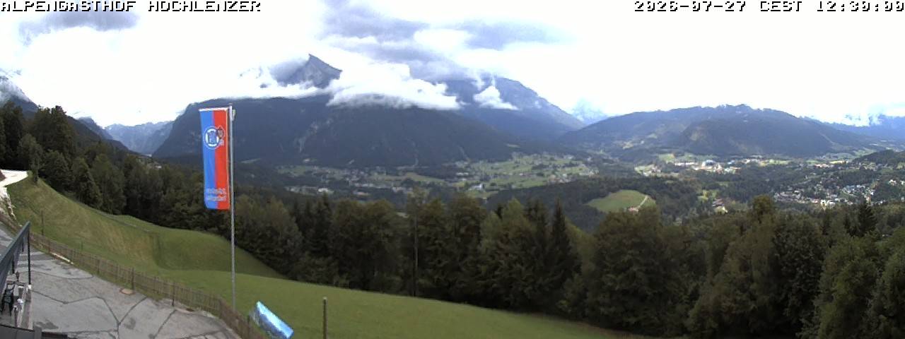 Archived image Webcam Schönau am Königssee - View Mountain Hut Hochlenzer