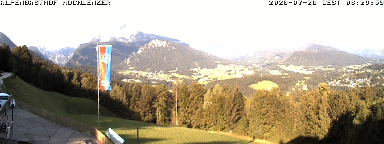 Archiv Foto Webcam Schönau am Königssee: Alpengasthof Hochlenzer