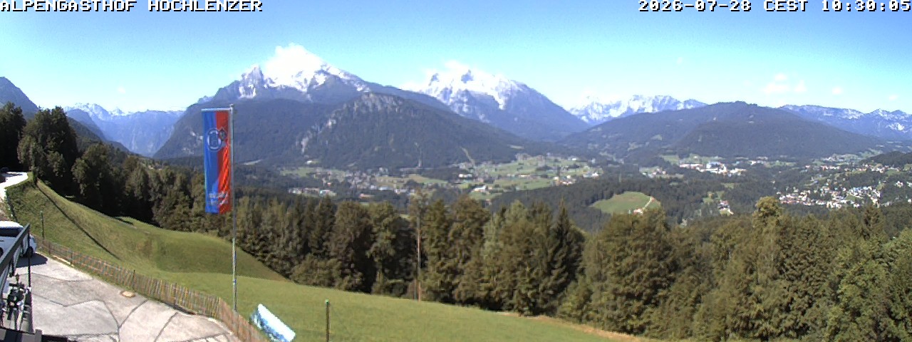 Archiv Foto Webcam Schönau am Königssee: Alpengasthof Hochlenzer