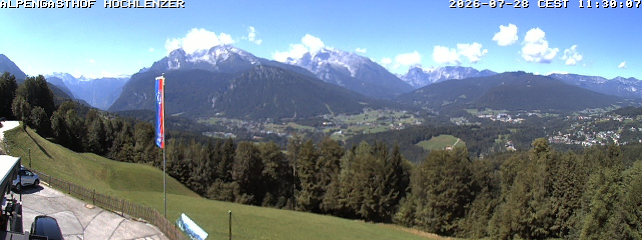 Archiv Foto Webcam Schönau am Königssee: Alpengasthof Hochlenzer