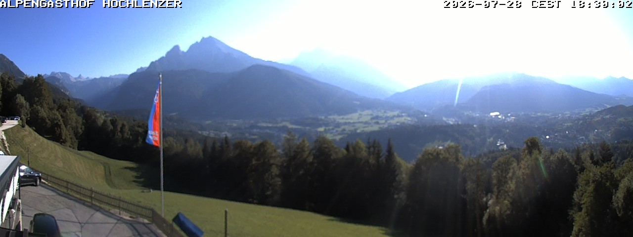 Archiv Foto Webcam Schönau am Königssee: Alpengasthof Hochlenzer