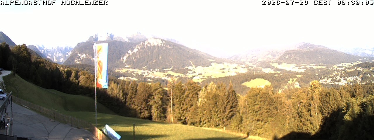 Archiv Foto Webcam Schönau am Königssee: Alpengasthof Hochlenzer