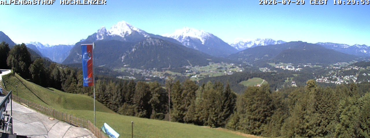 Archiv Foto Webcam Schönau am Königssee: Alpengasthof Hochlenzer