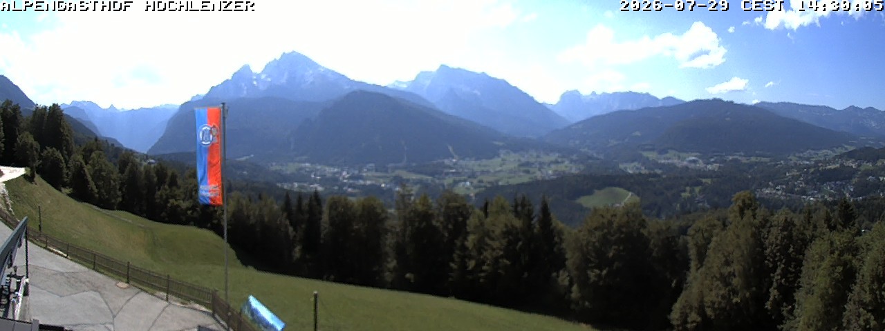 Archiv Foto Webcam Schönau am Königssee: Alpengasthof Hochlenzer