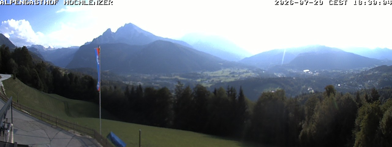 Archiv Foto Webcam Schönau am Königssee: Alpengasthof Hochlenzer