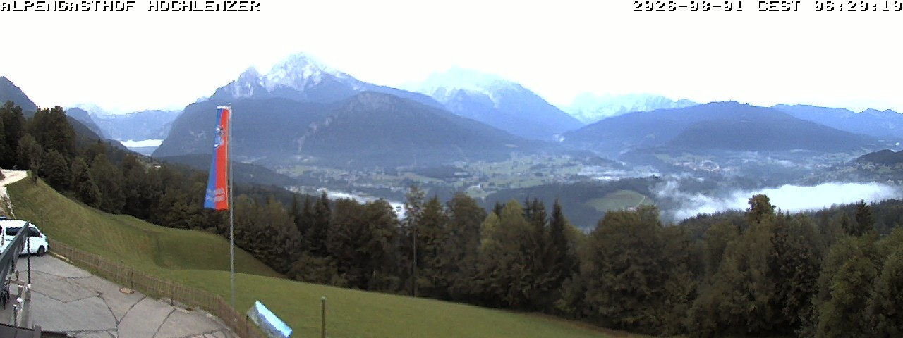 Archiv Foto Webcam Schönau am Königssee: Alpengasthof Hochlenzer