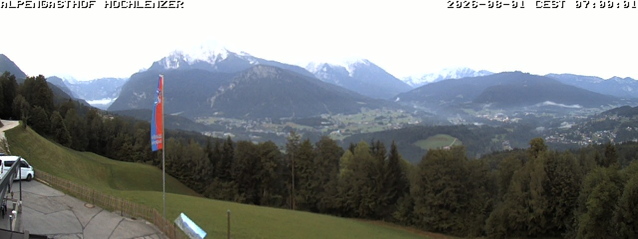 Archiv Foto Webcam Schönau am Königssee: Alpengasthof Hochlenzer