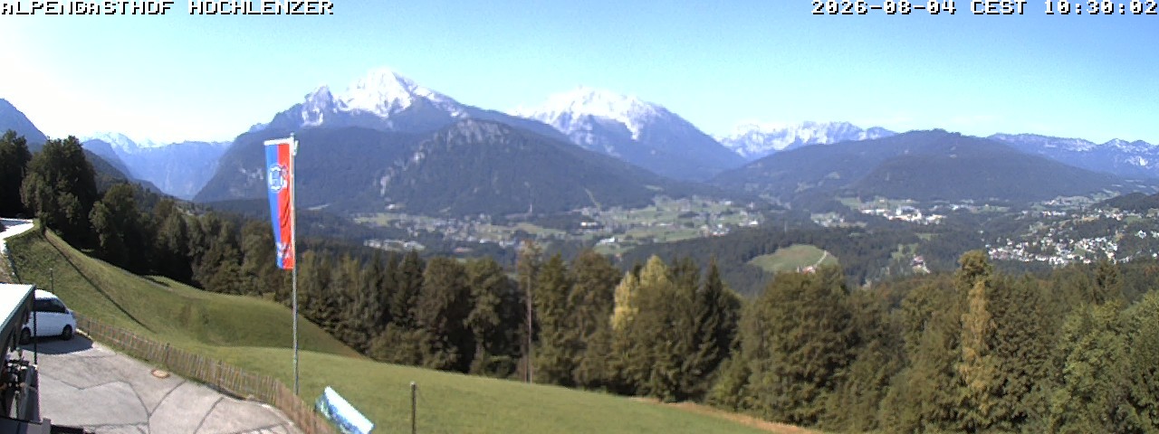 Archiv Foto Webcam Schönau am Königssee: Alpengasthof Hochlenzer
