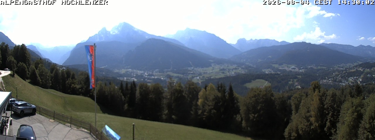 Archived image Webcam Schönau am Königssee - View Mountain Hut Hochlenzer