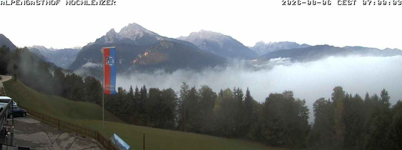 Archiv Foto Webcam Schönau am Königssee: Alpengasthof Hochlenzer