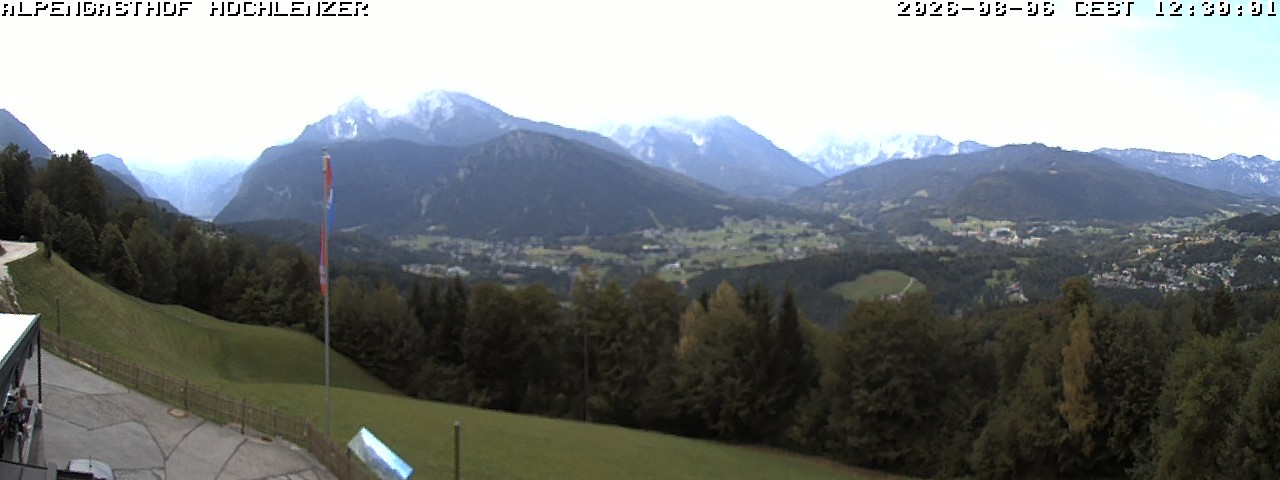 Archived image Webcam Schönau am Königssee - View Mountain Hut Hochlenzer
