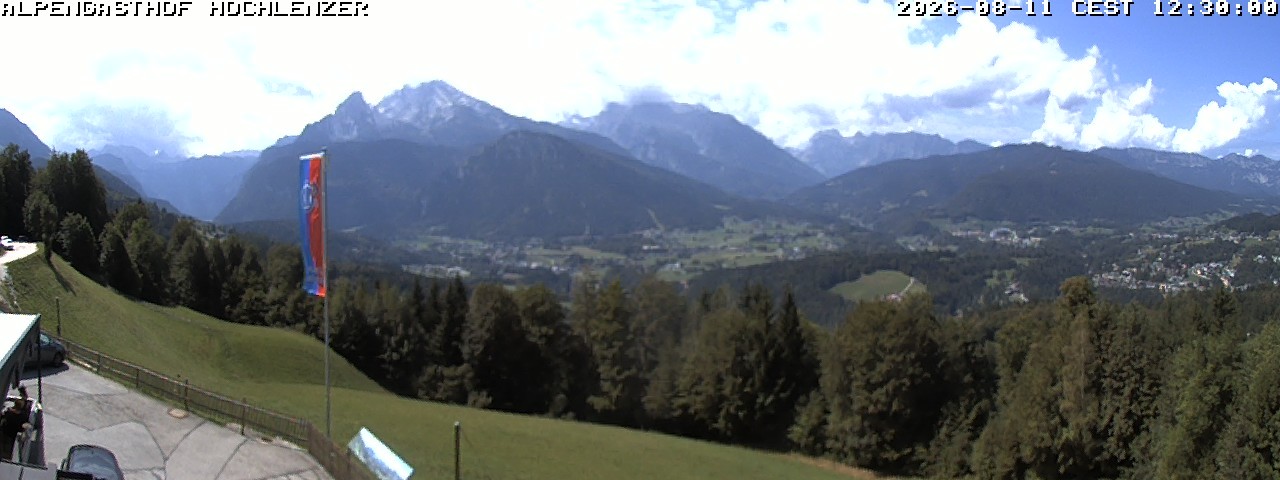 Archiv Foto Webcam Schönau am Königssee: Alpengasthof Hochlenzer