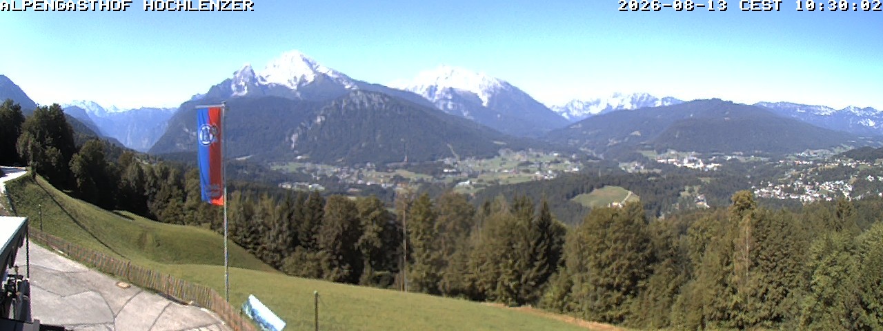 Archiv Foto Webcam Schönau am Königssee: Alpengasthof Hochlenzer