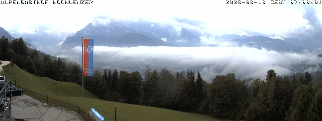 Archiv Foto Webcam Schönau am Königssee: Alpengasthof Hochlenzer