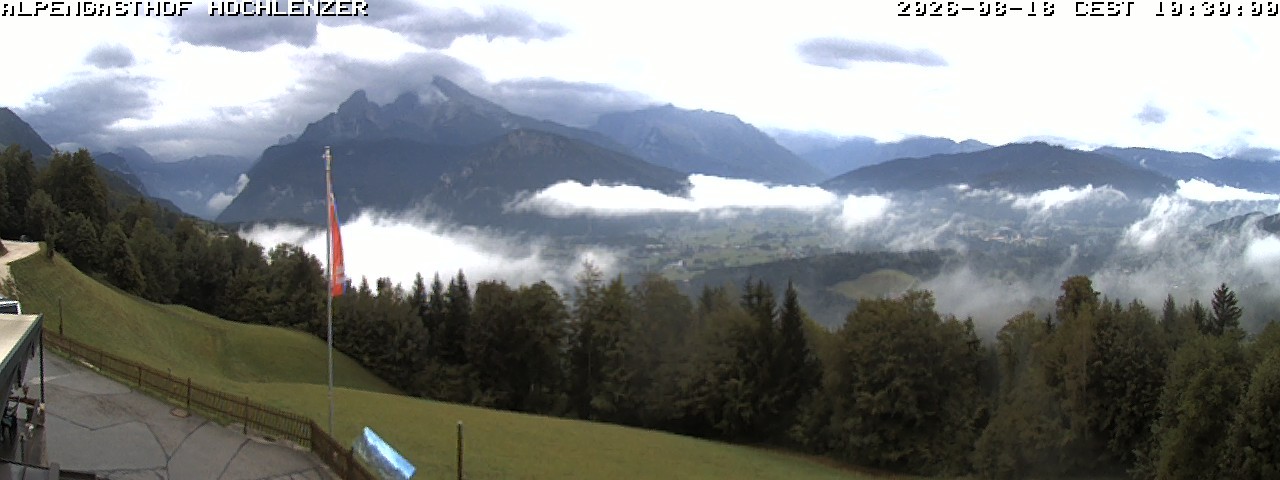 Archiv Foto Webcam Schönau am Königssee: Alpengasthof Hochlenzer