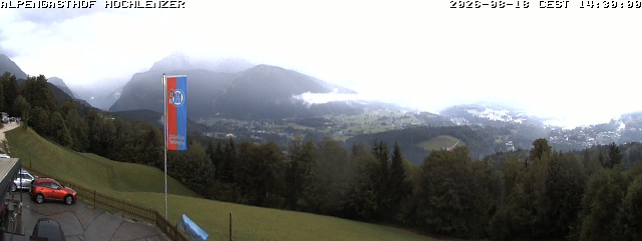 Archiv Foto Webcam Schönau am Königssee: Alpengasthof Hochlenzer