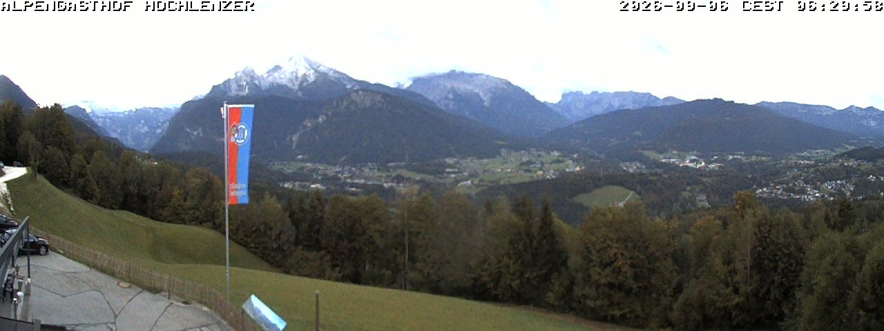 Archiv Foto Webcam Schönau am Königssee: Alpengasthof Hochlenzer