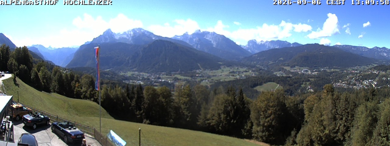 Archiv Foto Webcam Schönau am Königssee: Alpengasthof Hochlenzer