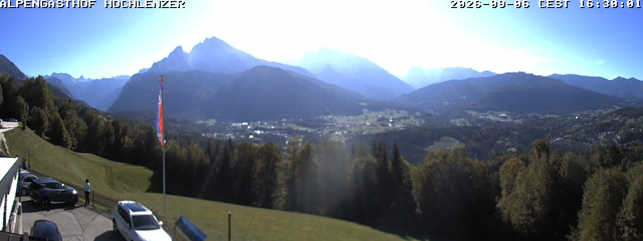 Archiv Foto Webcam Schönau am Königssee: Alpengasthof Hochlenzer