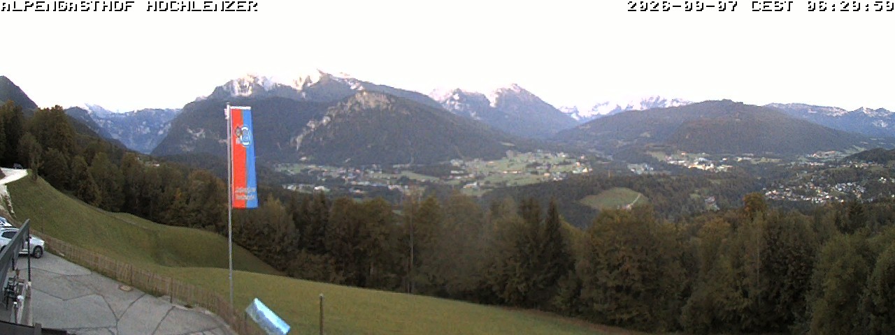 Archiv Foto Webcam Schönau am Königssee: Alpengasthof Hochlenzer