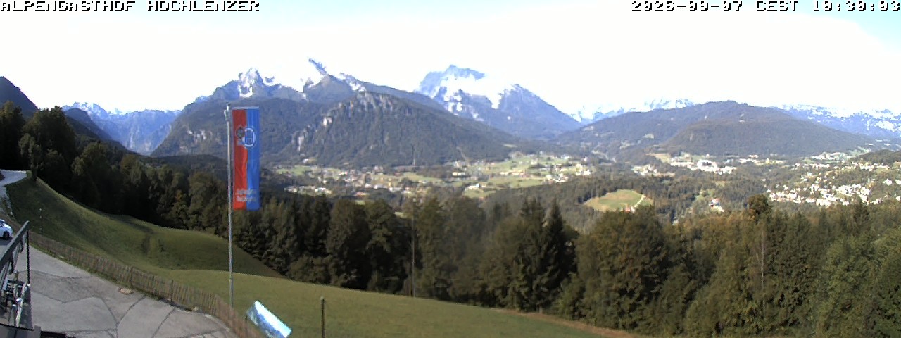Archiv Foto Webcam Schönau am Königssee: Alpengasthof Hochlenzer