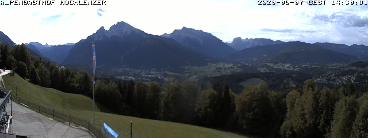 Archiv Foto Webcam Schönau am Königssee: Alpengasthof Hochlenzer