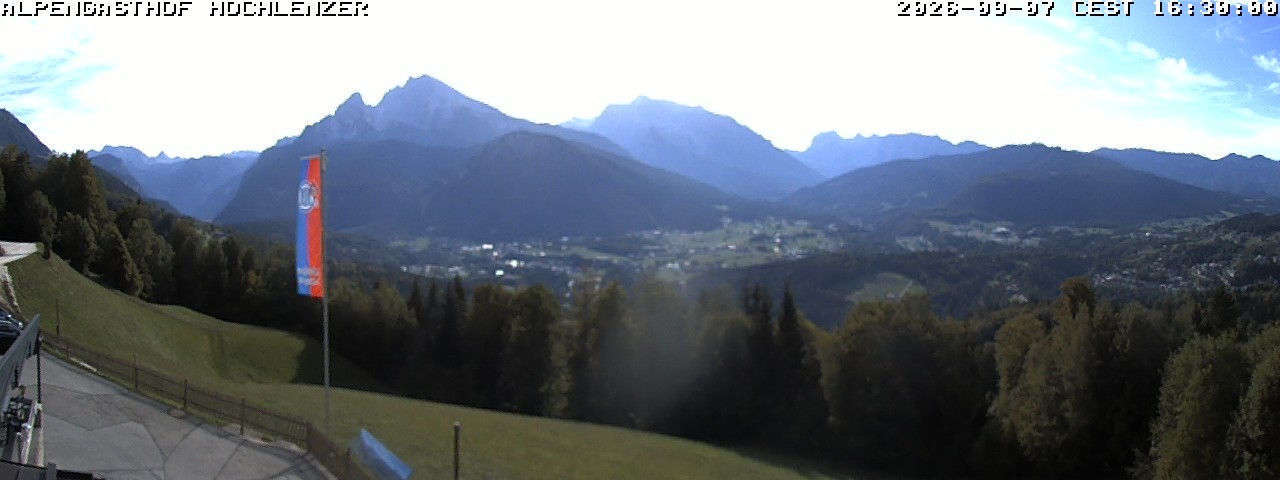 Archiv Foto Webcam Schönau am Königssee: Alpengasthof Hochlenzer