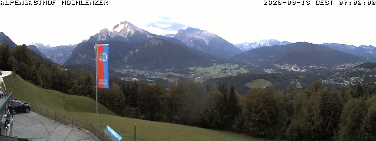 Archiv Foto Webcam Schönau am Königssee: Alpengasthof Hochlenzer