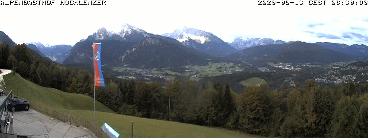 Archiv Foto Webcam Schönau am Königssee: Alpengasthof Hochlenzer