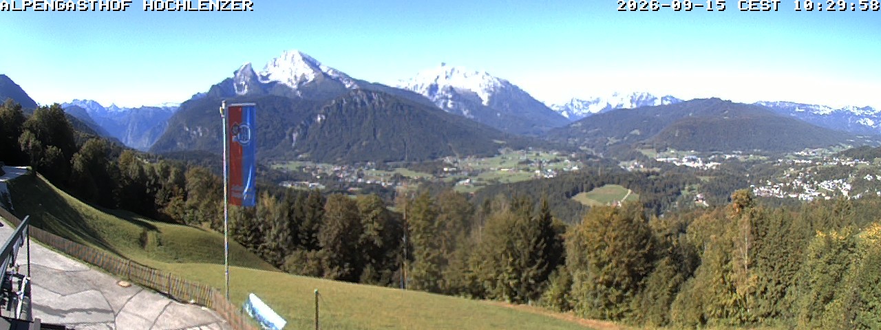 Archiv Foto Webcam Schönau am Königssee: Alpengasthof Hochlenzer
