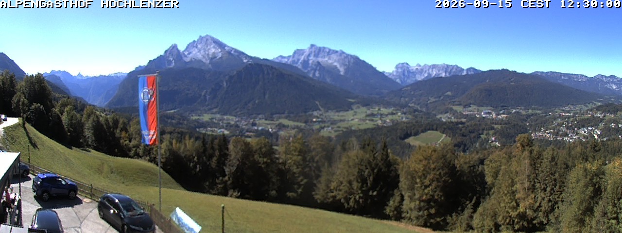 Archiv Foto Webcam Schönau am Königssee: Alpengasthof Hochlenzer