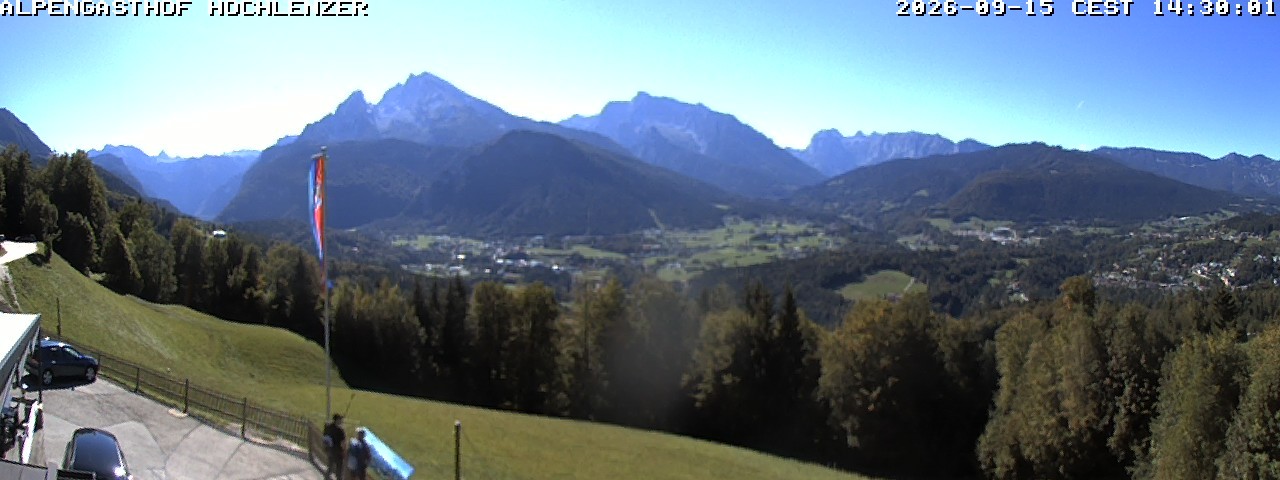 Archiv Foto Webcam Schönau am Königssee: Alpengasthof Hochlenzer