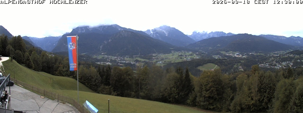 Archiv Foto Webcam Schönau am Königssee: Alpengasthof Hochlenzer