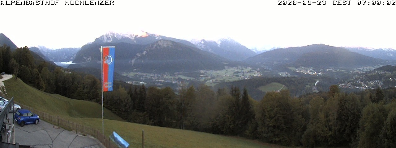 Archiv Foto Webcam Schönau am Königssee: Alpengasthof Hochlenzer